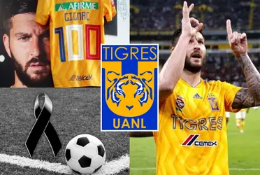 Al igual que André Pierre Gignac marcó más de 100 goles, hoy pierde la vida.