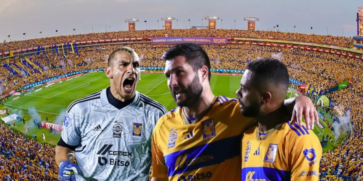 André Gignac - Rafael Carioca y Nahuel Guzmán / Foto: Mexsport / Imago7