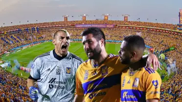 André Gignac - Rafael Carioca y Nahuel Guzmán / Foto: Mexsport / Imago7