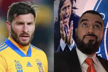 André-Pierre Gignac considera que el periodista deportivo es muy duro con el futbolista mexicano