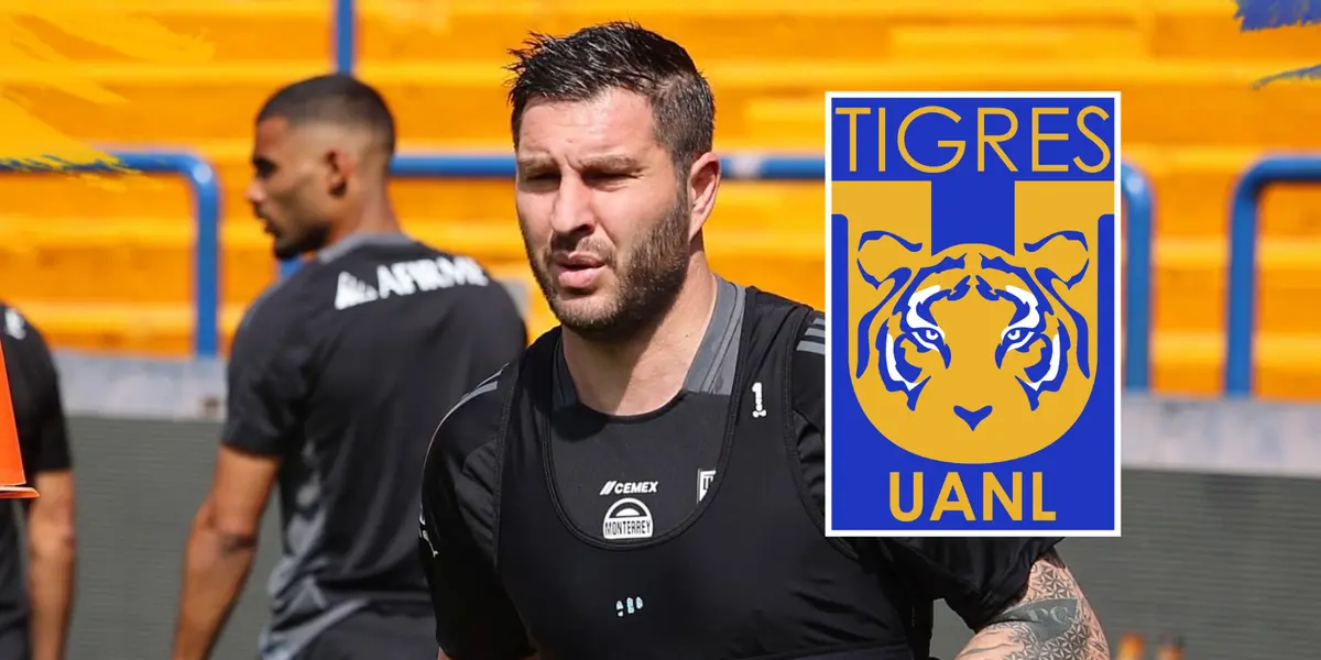André-Pierre Gignac Foto: Tigres UANL y Escudoteca