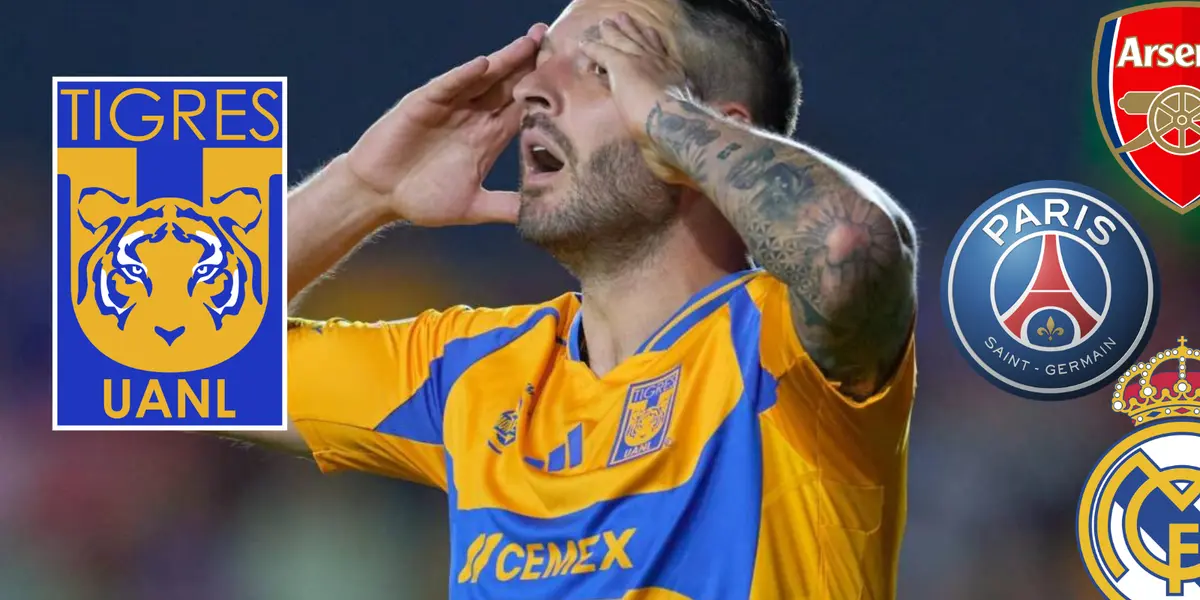 André Pierre-Gignac Foto: Tigres UANL y Escudoteca
