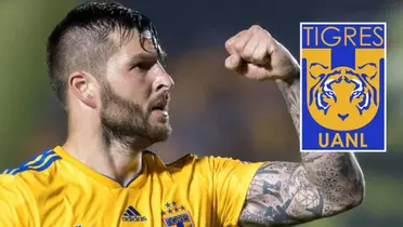 André-Pierre Gignac Foto: Tigres UANL y Escudoteca