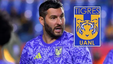 André-Pierre Gignac Foto: Tigres UANL y Escudoteca