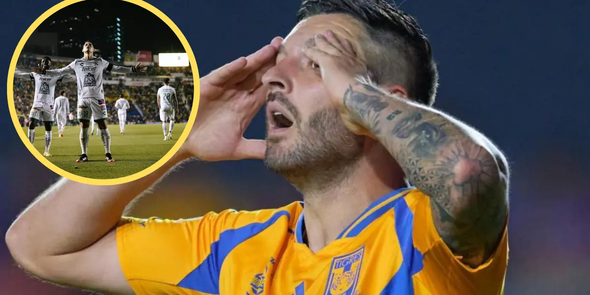 André-Pierre Gignac y James Rodríguez Foto: James Rodríguez y Tigres UANL