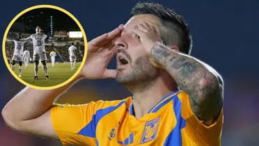 André-Pierre Gignac y James Rodríguez Foto: James Rodríguez y Tigres UANL