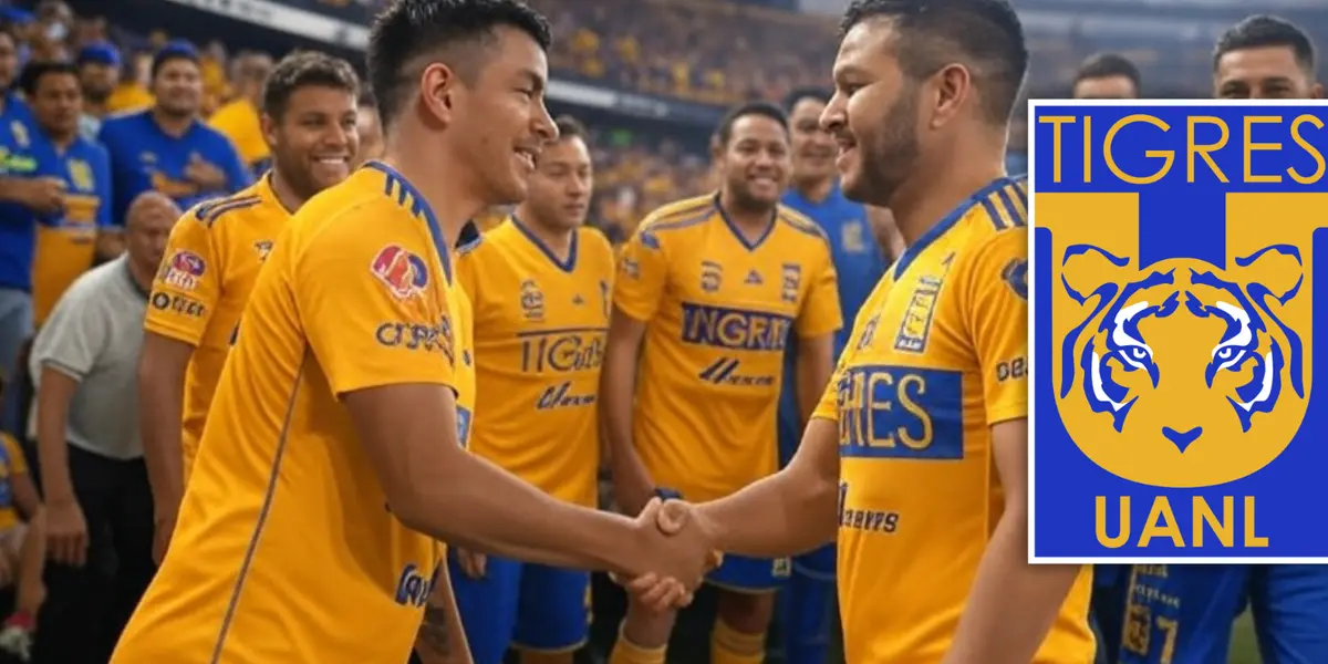 Ángel Correa, muy cerca de llegar a Tigres Foto: Escudoteca e Imagen creada con Grox