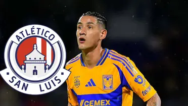 Antuna y logo de San Luis/FOTO: 90Min