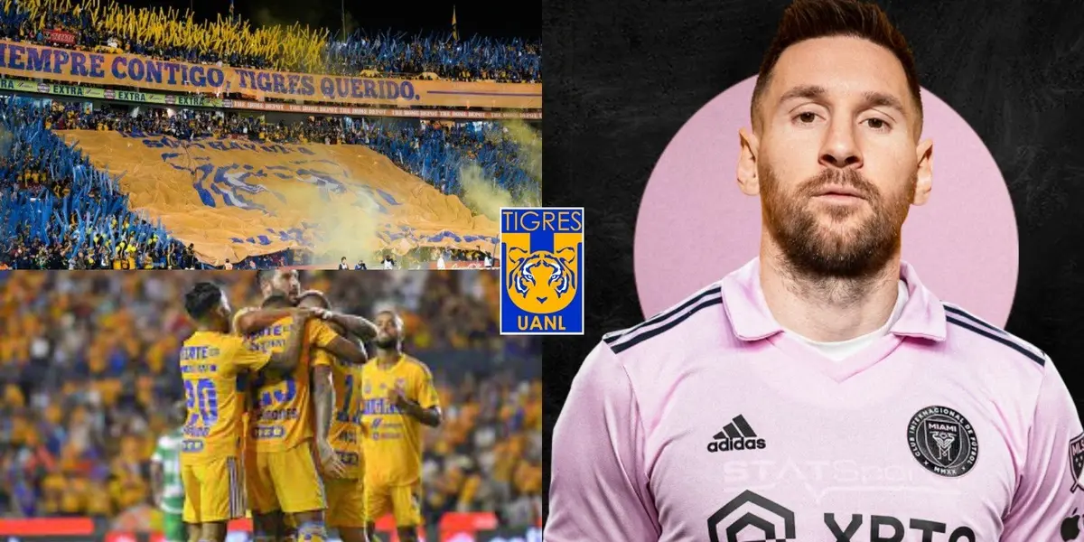 Así lucio la presentación de Messi a comparación de un día normal de Tigres en el Volcán