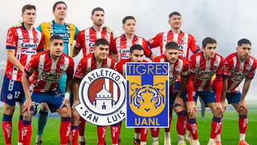 Atlético de San Luis vs Tigres Foto: Atlético de San Luis y Escudoteca