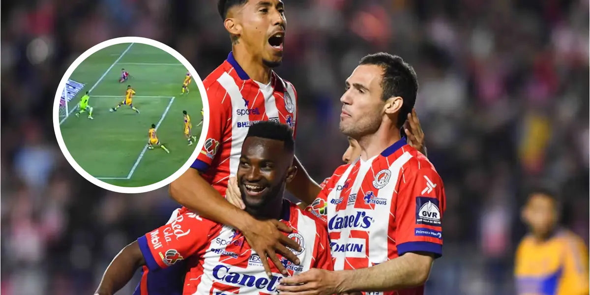 Atlético de San Luis vs Tigres Foto: El Universal y Captura de X