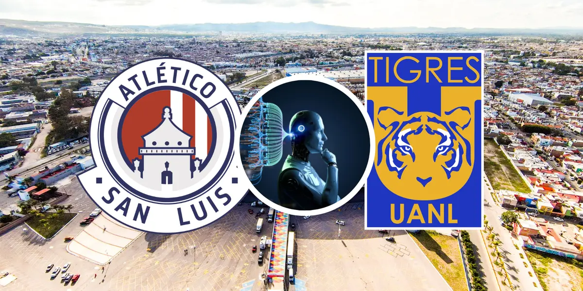 Atlético de San Luis vs Tigres Foto: Escudoteca y Atlético de San Luis