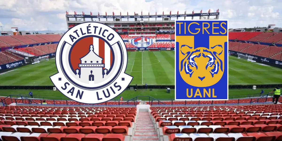 Atlético San Luis vs Tigres UANL Foto: Escudoteca y Universo