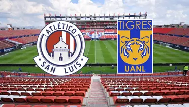 Atlético San Luis vs Tigres UANL Foto: Escudoteca y Universo