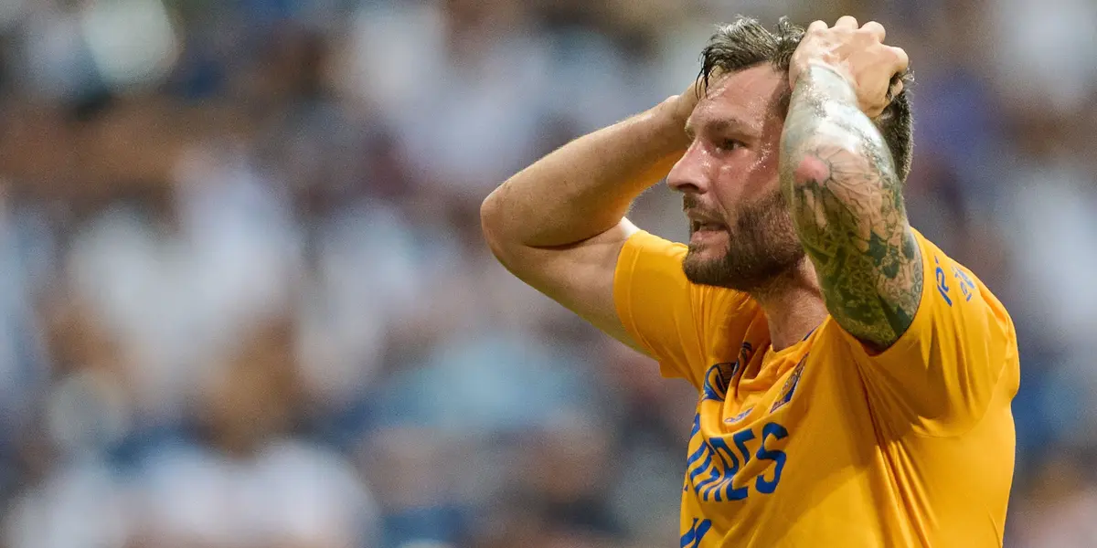 Aunque Tigres ganó ante Atlas, André-Pierre Gignac se quejó del arbitraje