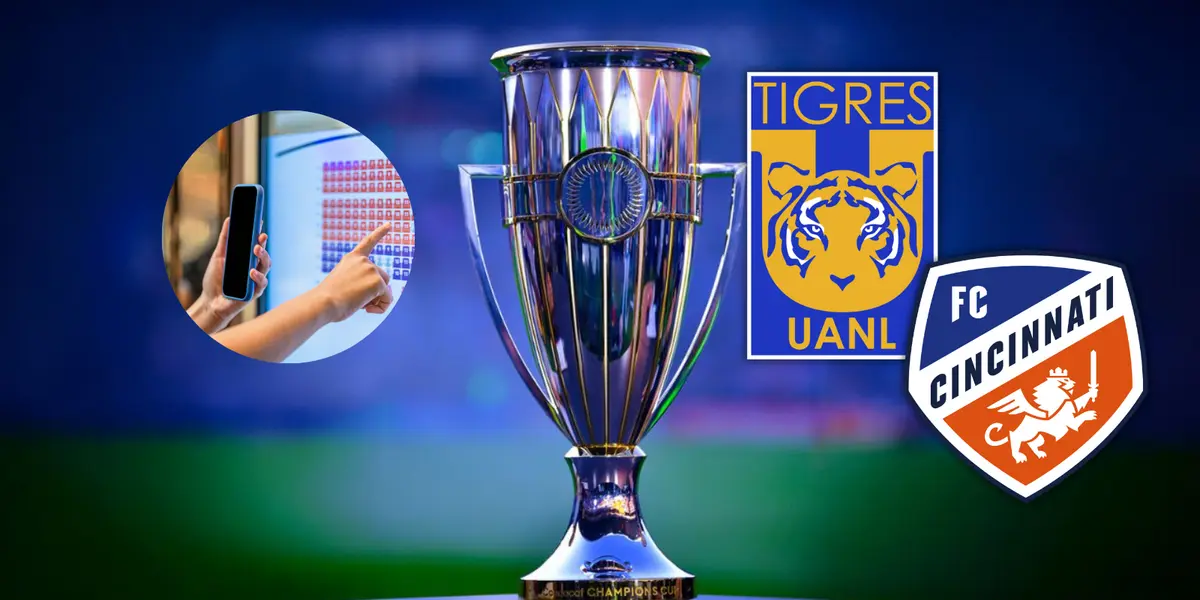 Boletos disponibles para el Tigres vs Cincinnati por Concachampions Foto: Concacaf, Escudoteca