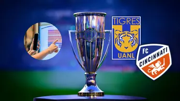 Boletos disponibles para el Tigres vs Cincinnati por Concachampions Foto: Concacaf, Escudoteca