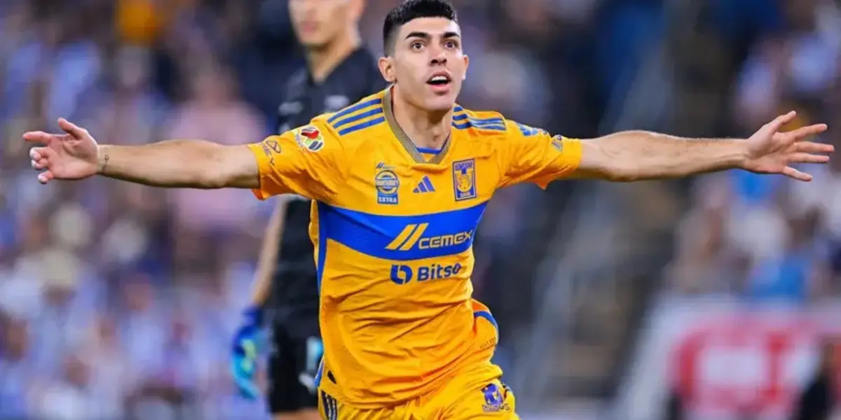 Brunetta anotó el gol pero otro jugador de Tigres es el que brilla | Foto: Excélsior