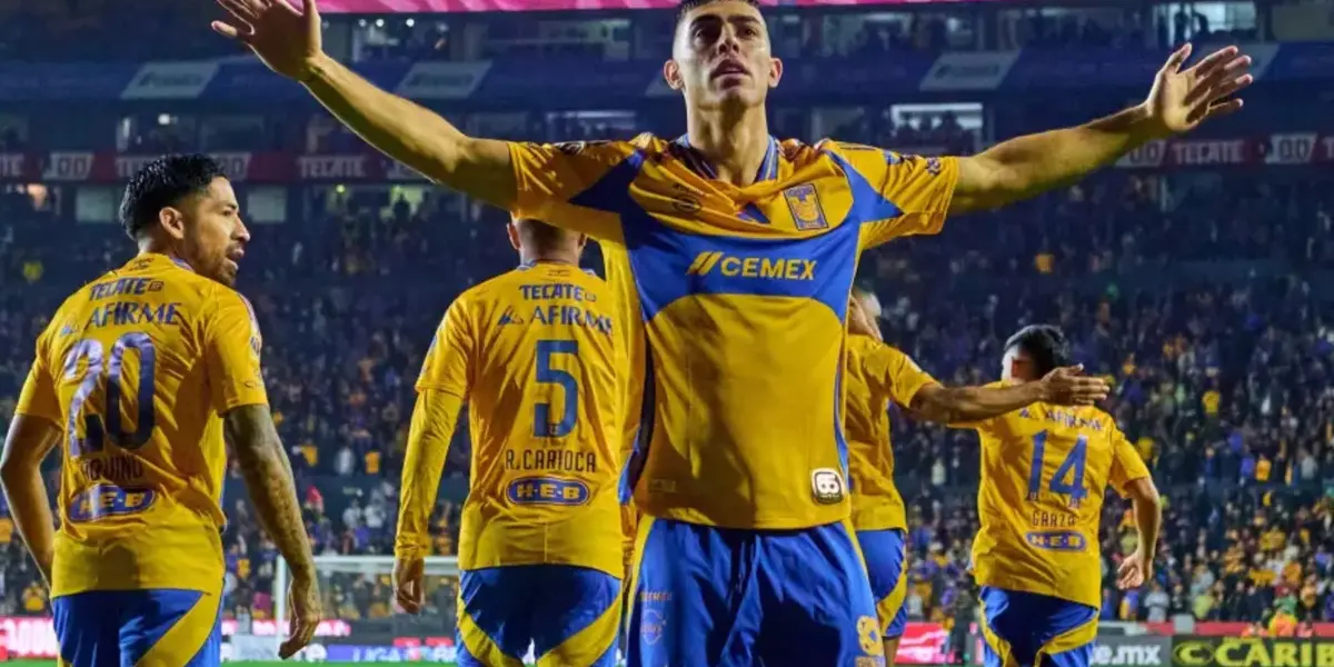 Brunetta celebrando gol (FUENTE: TV Azteca)