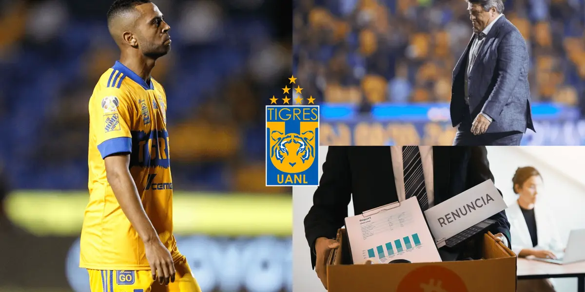 Carioca quiere retirarse con los Tigres, pero Herrera lo quiere fuera del club