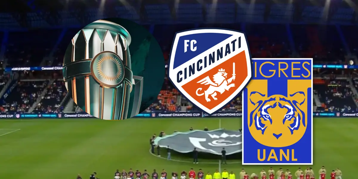 Cincinnati vs Tigres Foto: Captura de TUDN y Escudoteca