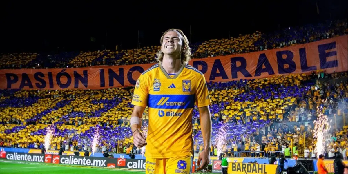 Córdova con la afición de Tigres/FOTO: Fútbol Total
