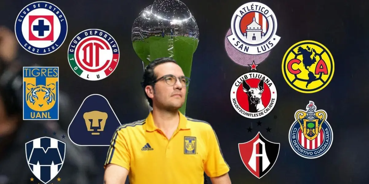 Culebro con equipos de la liguilla/FOTO: El Futbolero México