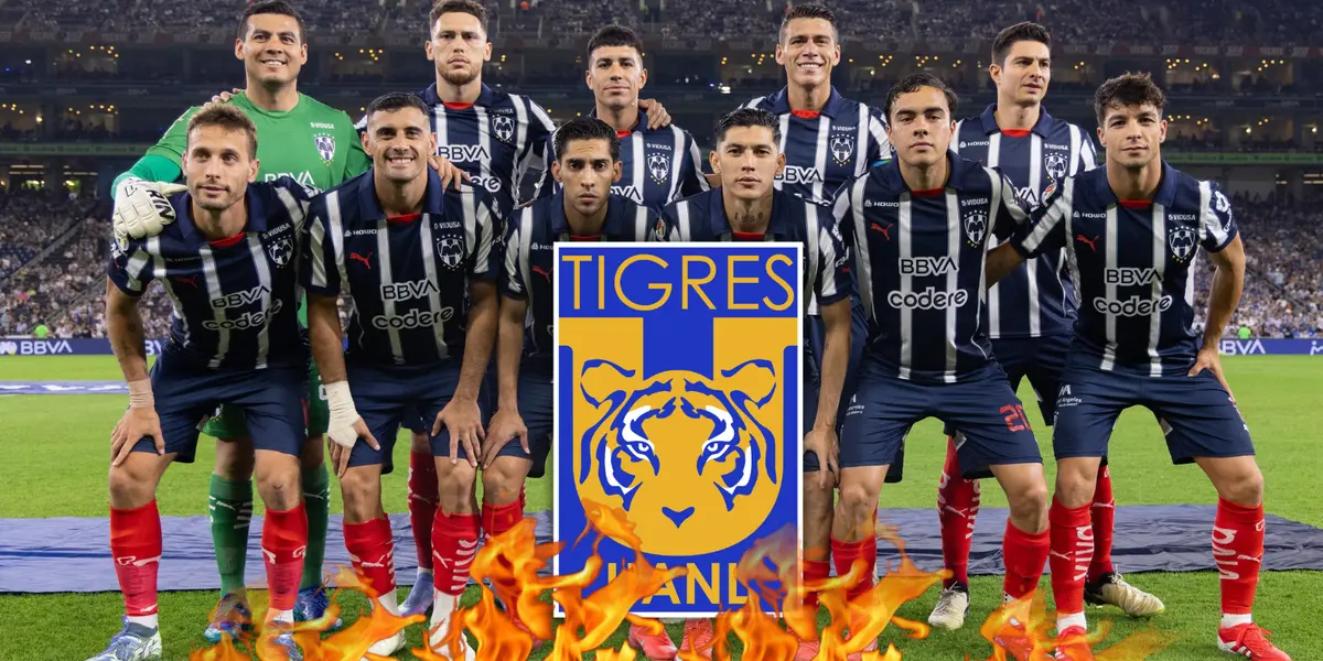 Desde Rayados dejaron un picante mensaje a los Tigres de Guido Foto: Rayados, Escudoteca, Pexels
