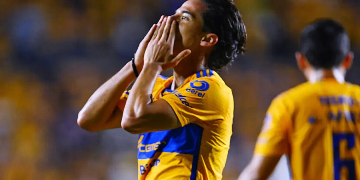 Diego Lainez adelanta a Tigres en San Luis | Foto: Marca