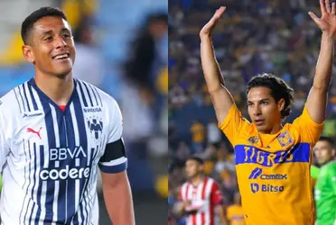 Diego Laínez, después de una posible mano de Romo, pidió penal con un gracioso gesto