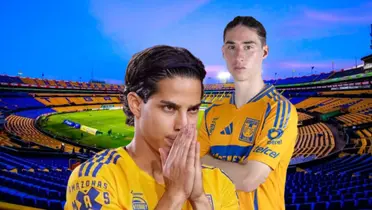 Diego Lainez y Marcelo Flores / Foto: Tigres / Imago7