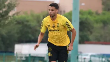 Diego Reyes en entrenamiento con Tigres / @TigresOficial