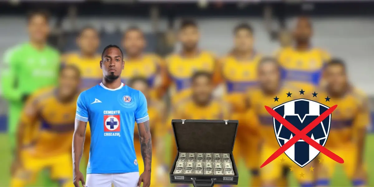 Ditta y jugadores de Tigres/FOTO: Cruz Azul