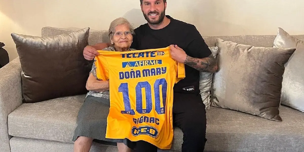 Doña Mary cumplió su sueño y presenció un entrenamiento del club de sus amores, los Tigres de la UANL