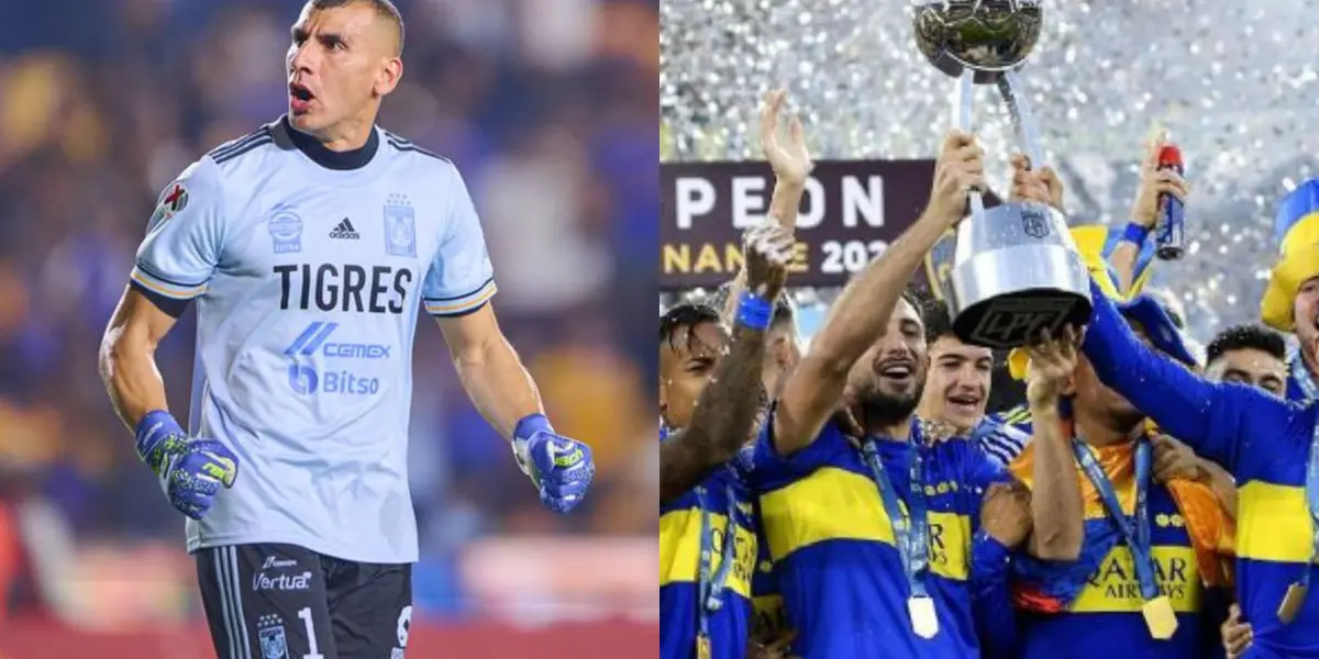 El arquero argentino estuvo en boca de muchos aficionados de Boca tras los rumores de su llegada con los Xeneizes