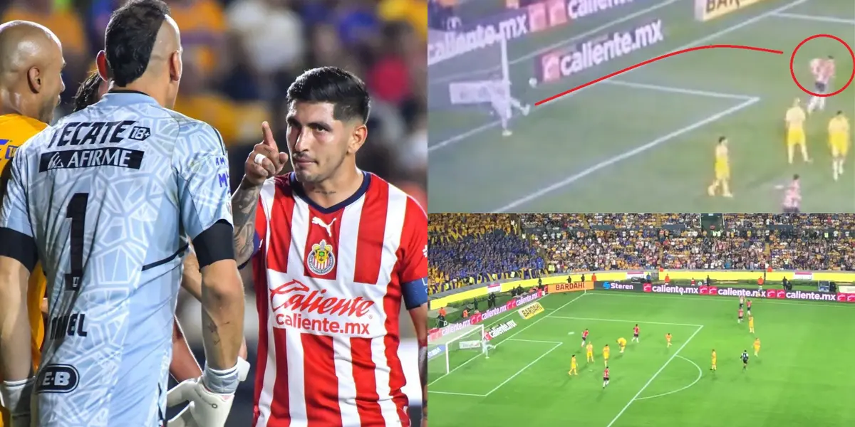 El arquero de Tigres se vio en una polémica con el jugador de Chivas