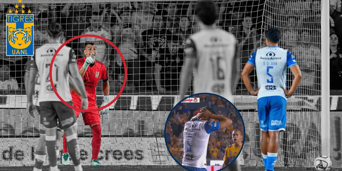 El arquero fue protagonista del partido de repechaje entre Tigres y Puebla