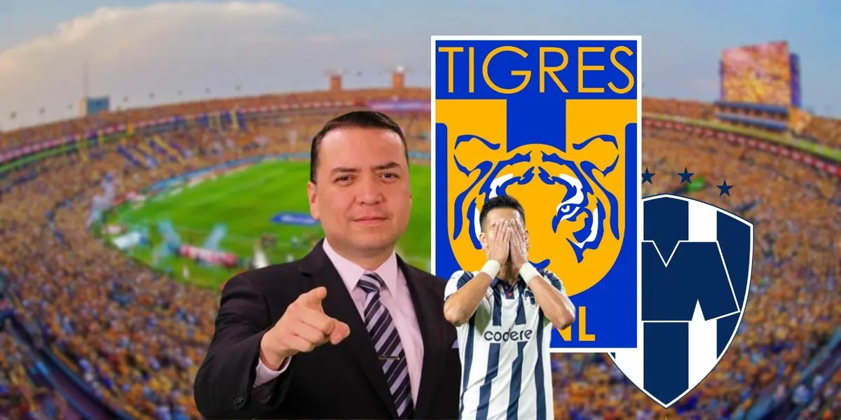 El comunicador se mostró molesto por el éxito de Tigres en comparación el de Rayados