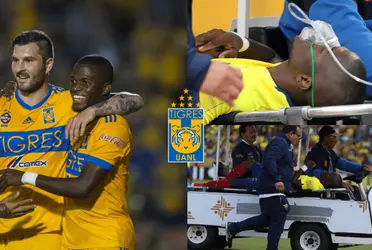 El ecuatoriano ex de Tigres sufrió una durísima lesión en Turquía