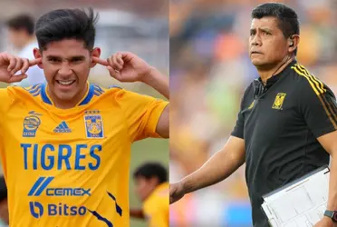 El entrenador de Tigres y sus argumentos sobre por qué no le da chance a uno de los jugadores que se formó en la U de Nuevo León.