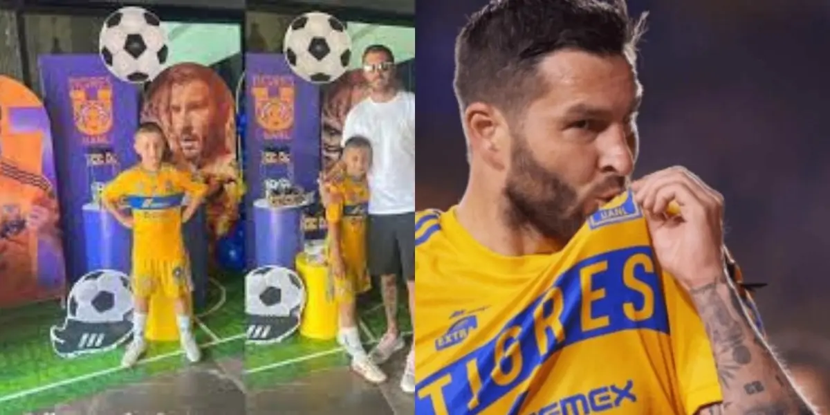 El festejo del hijo de Gignac que demuestra el amor por los Tigres