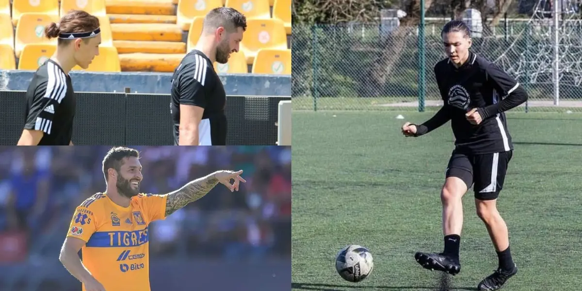 El hijo de Gignac entrenó con el primer equipo de los Tigres y Siboldi ya le tendría un puesto en el equipo