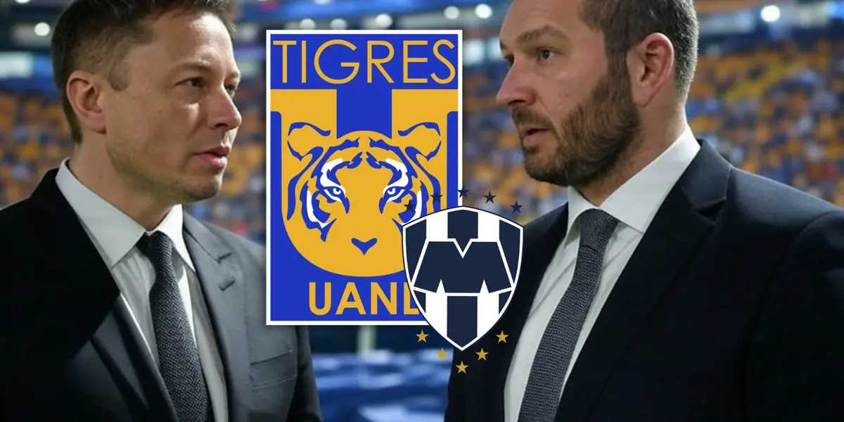 Elon Musk y André Pierre Gignac Foto: Creada con Grok y Escudoteca