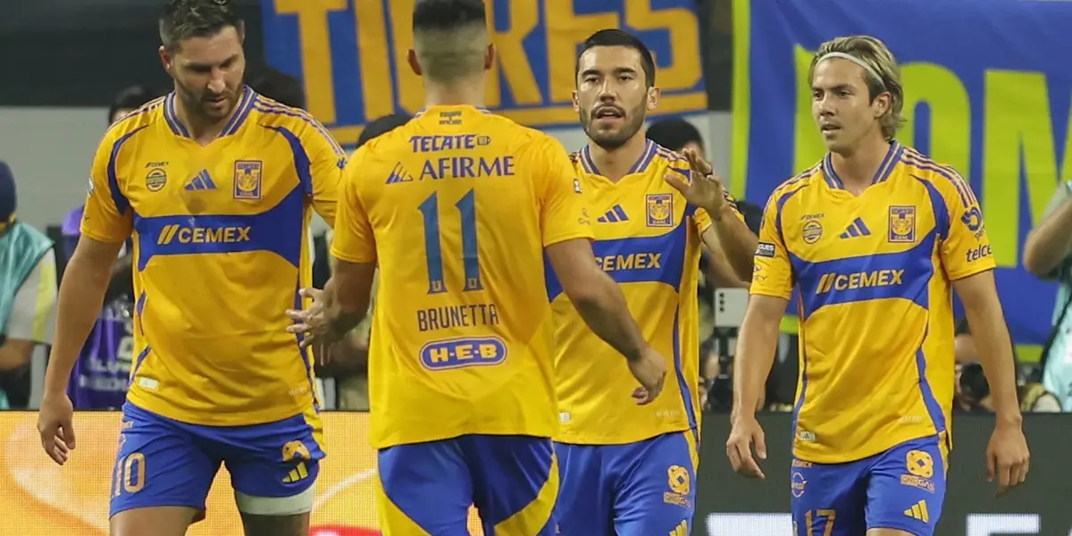Equipo de los Tigres marcando gol (FUENTE: Somos Tigres)