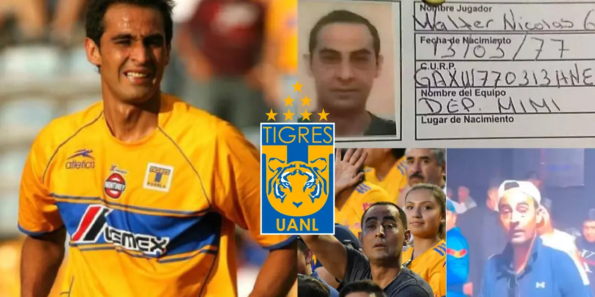 Esta es la realidad de Walter Gaitán después de haber sido uno de los jugadores importantes de Tigres
