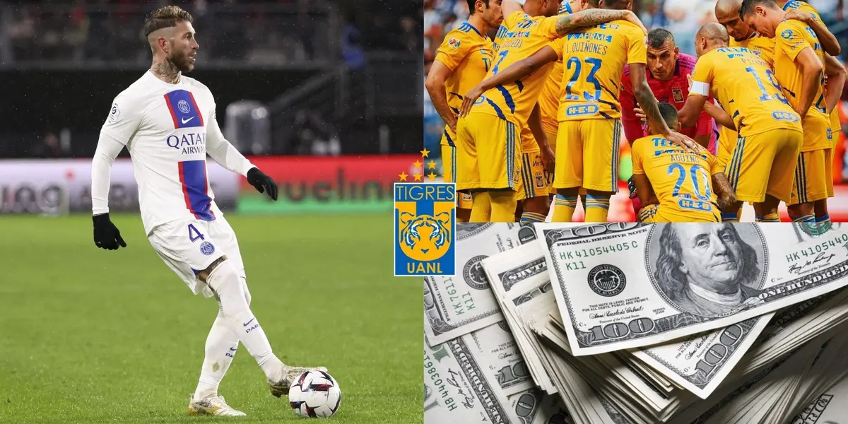 Esto sería lo que ganaría Sergio Ramos si llega a Tigres