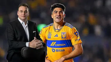 Faitelson con Nico Ibañez con Tigres/FOTO: Marca