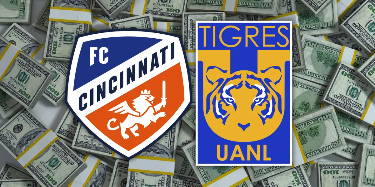 FC Cincinnati vs TIgres UANL Foto: Pexels y Escudoteca