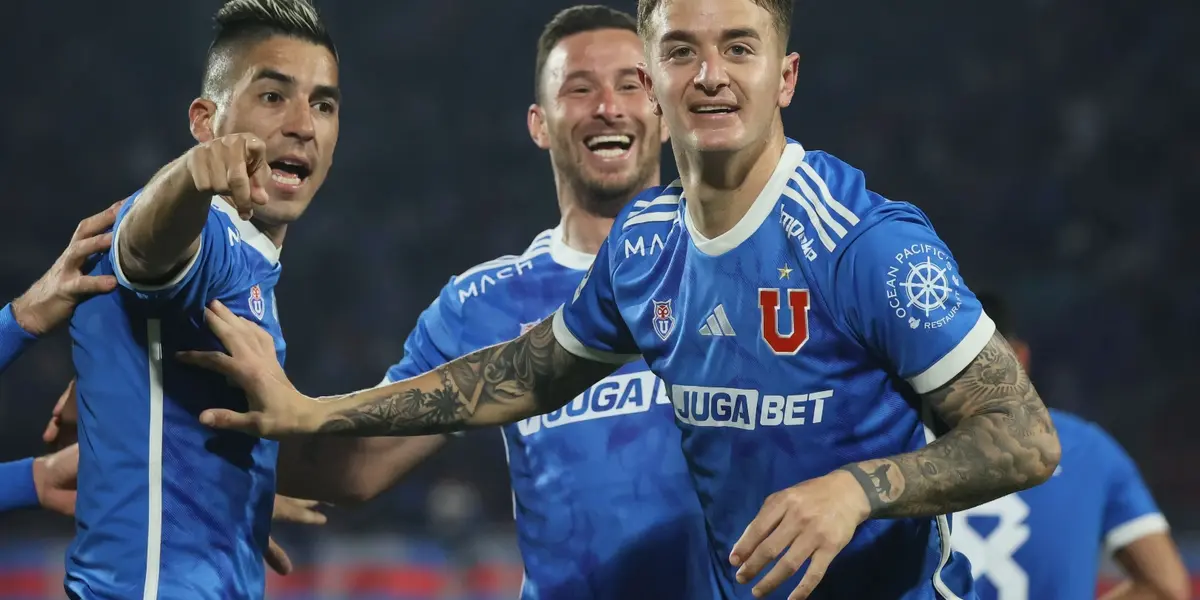 Franco Calderón con la Universidad de Chile. | Foto: Dragomir Yankovic / Photosport