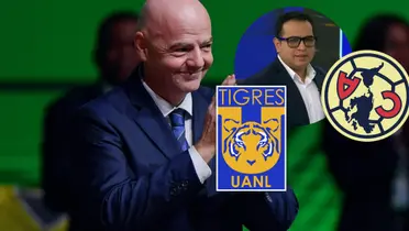 Gianni Infantino y Lucho Ibarra Foto: FIFA, Escudoteca y Captura de Multimedios